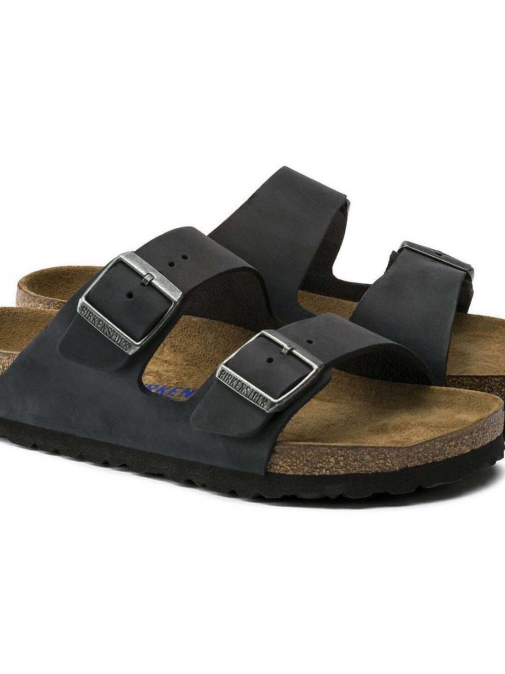Birkenstock Black Two-Strap Adjustable Sandals EU WOMENS 37 mens 4
